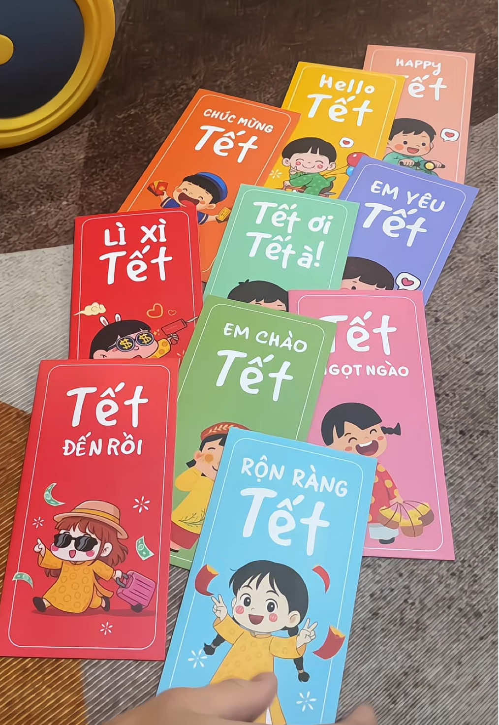 Bao lì xì em chào tết mẫu thiết kế đủ màu sắc chào tết bính ngọ 2026 #baolixitet2026 #tet2026 #baolixithietke 