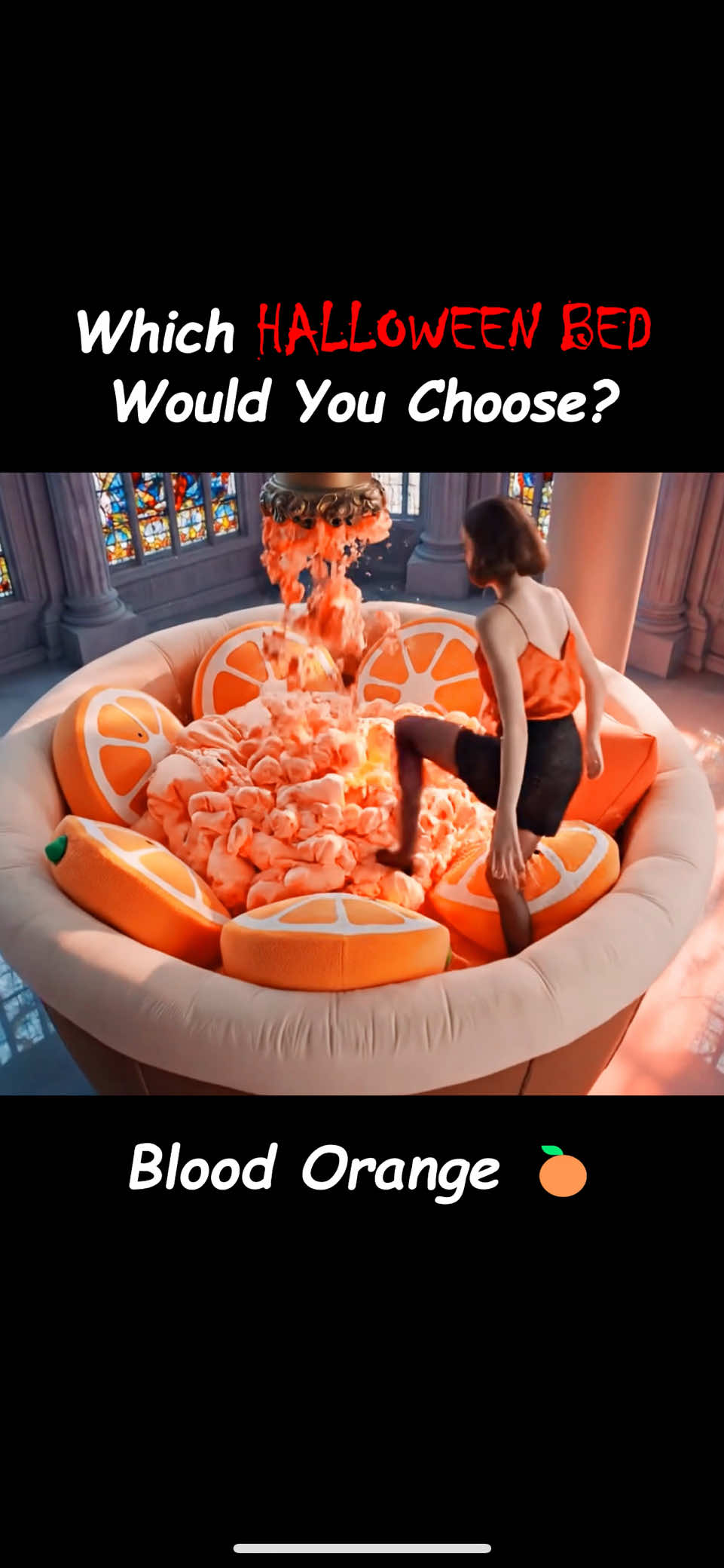 Which Halloween Bed Would You Sleep In? 🎃🛏️ (Pt.5) #asmr #aiasmr #oddlysatisfying #dream #bed 