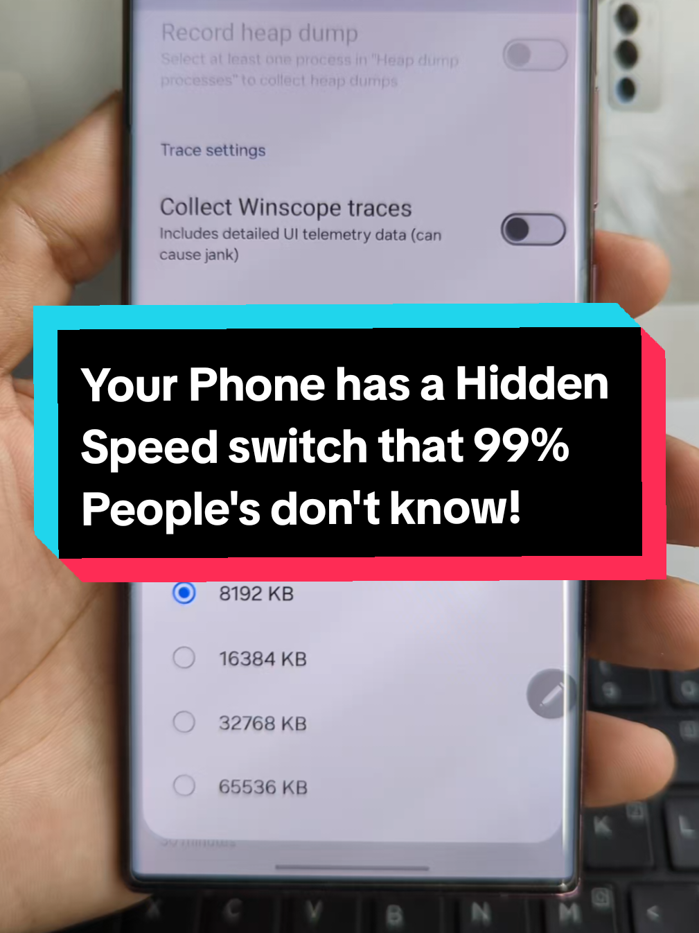 Your Phone has a Hidden Speed switch that 99% People's don't know! Go to settings and follow along with me. #phone #speedup #android #samsung #LearnOnTikTok 