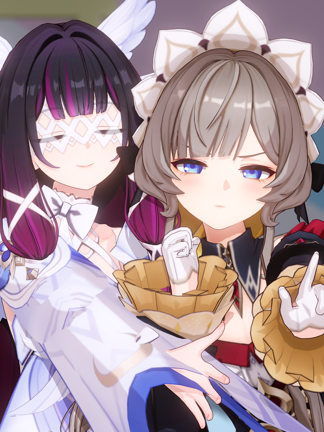 Sandrone Columbina 会いにKiTE! #sandrone  #サンドローネ #桑多涅 #columbina #コロンビーナ #哥伦比娅 #GenshinImpact #genshin #mmd #原神