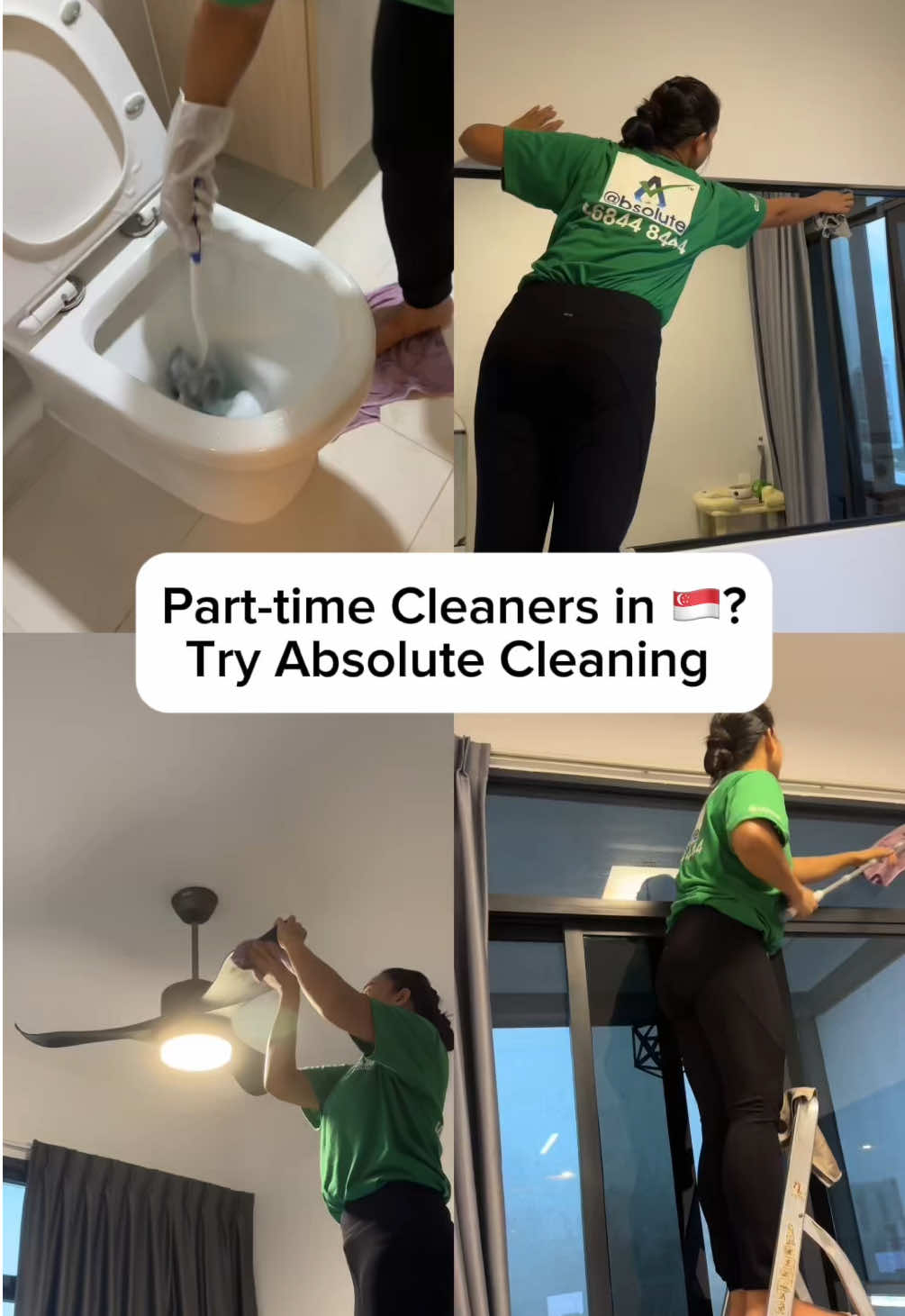 Looking for professional #cleaning services in Singapore? In Absolute I trust. WhatsApp: 9186 9762 or visit https://www.absolutecleaning.com.sg/ to book.  #cleaningtiktok #homecleaning #cleaningservice #homecleaning 