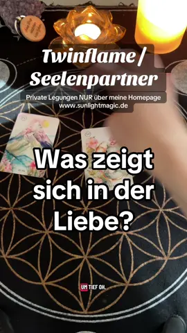Was zeigt sich in der Liebe? Private Legungen nur über meine Homepage, Link in Bio #twinflamereading #seelenpartner #kartenlegen #tarot  