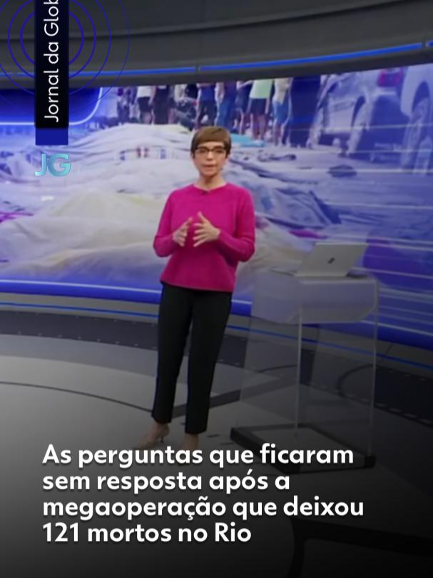 Análise - Dois dias depois da megaoperação que deixou 121 mortos no Rio, ainda é preciso esclarecer: 1️⃣ O que aconteceu com as imagens das câmeras corporais? 2️⃣ Por que a polícia não preservou os locais de crime? 3️⃣ Qual é a identidade dos 117 mortos durante a operação? Mais de 100 corpos já foram periciados, segundo a polícia, mas só parte foi liberada pelo Instituto Médico-Legal. Parentes reclamam da demora no processo. #g1 #tiktoknotícias #megaoperação #crimeorganizado #riodejaneiro #identidade #câmerascorporais