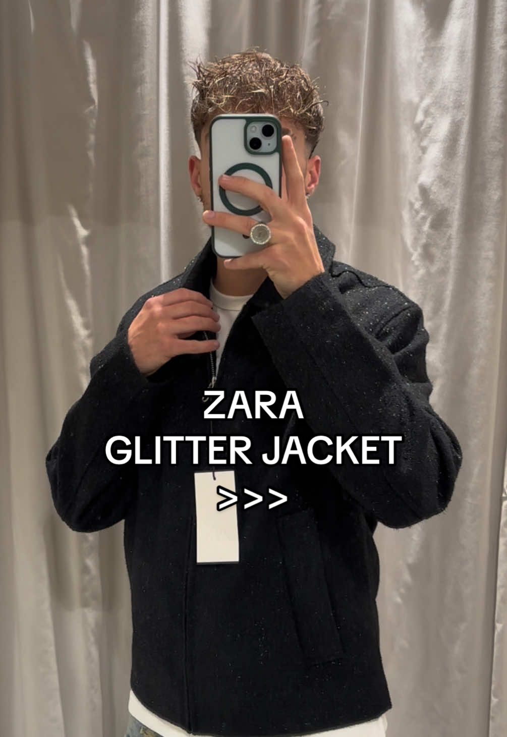 New crazy glitter jacket from @ZARA #fyp #foryou #zara #glitter #jacket @Numeris 
