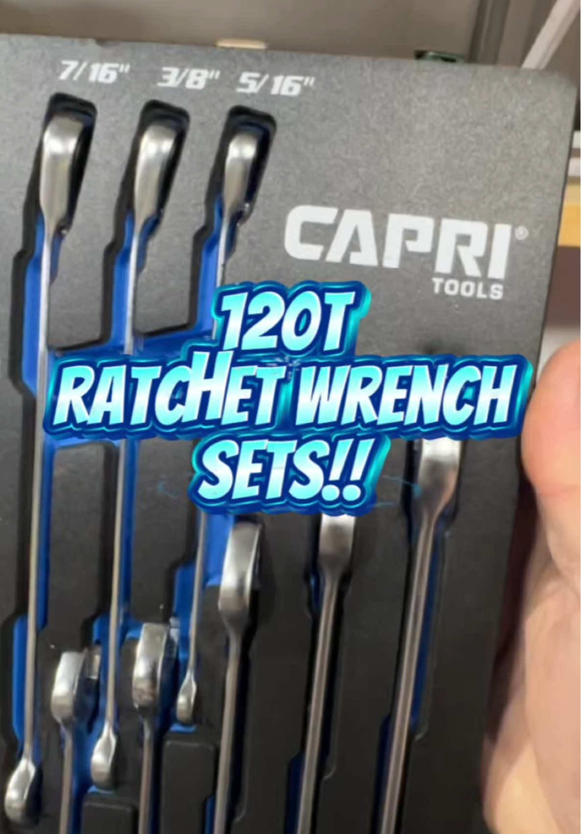 My Favorite ratchet wrench set comes from CAPRI TOOLS!  120t gear set.  Stop by their website and check out your  favorite tools.   Here is the link to Capri Tools website.  www.capritools.com @Capri Tools  Linktree to Amazon/TTS for Mechanical, Fabrication and Paint & Body Tools. https://linktr.ee/burksgarage #burksgarage #capritools  #ratchets #longreach #longwrench  Keep inspiring others by giving an honest Review on quality tools.  Let’s Get Back to Wrenchin’  Burk’s Garage 