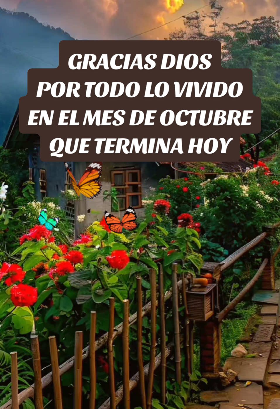 Dios buenos días, hoy 31 de Octubre último día del mes, te doy gracias por todo lo vivido en este mes🙏#oracion #hoy #Dios #buenosdias #dorimek🌹 