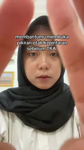 yang udah siap TKA wahai agit? #asmr #asmrsleeprelax #mayshiasmr #visualtriggers #handmovements 