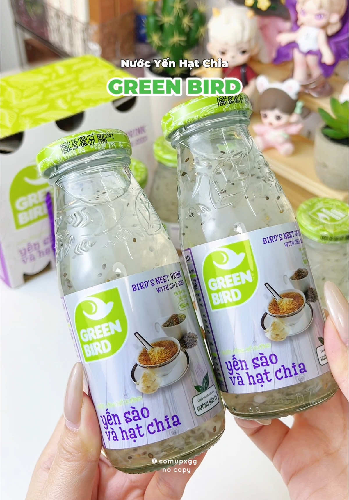 Nước Yến Hạt Chia vừa ngon lại tốt cho sức khoẻ 😋💪🏻 #yensao  #nuocyenhatchia #greenbird #review #thaothichriviu 