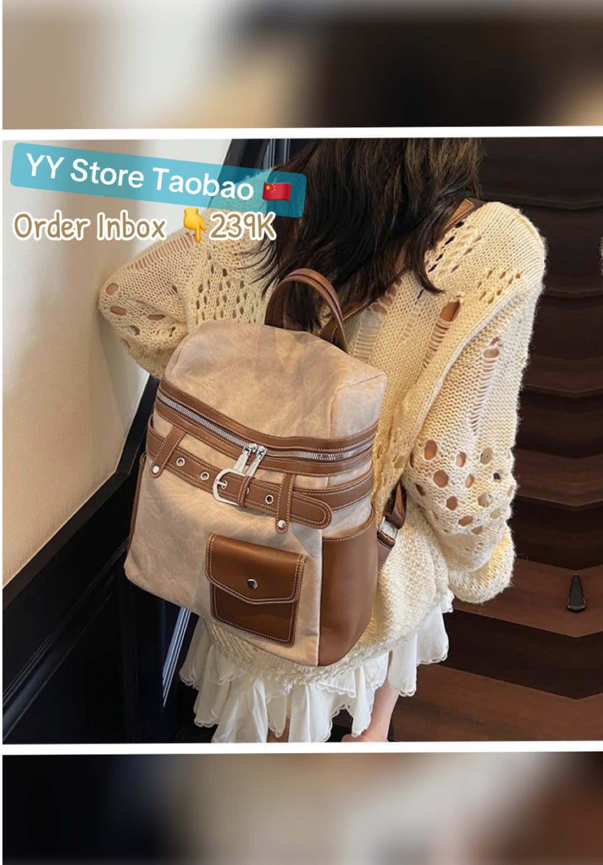 #OOTD #balo #quangchau #🇨🇳 #xuhuong 🔥  Balo du lịch nữ dung tích lớn thời trang 2025 phong cách mới màu sắc thường ngày dành cho học sinh,sinh viên ,giới trẻ ❤️ Phong cách : Cổ điển .Chất liệu : Polyester (sợi polyester)    Da PU  . kích thước Máy tính : 11 Inch  Công năng: Không thấm nước  Color: Đen/Trắng gạo/Kaki/Xanh  Giá: 239k bao Ship  Chuẩn Hàng Quảng Châu đẹp Mê🔥🔥🔥 Có Sẵn màu Kaki Nâu Nhanh tay Order Inbox các Bà ơi✅ Hàng về tay KH tầm 10->15 ngày các tỉnh thành (riêng ĐN sẽ nhanh hơn) 🥰