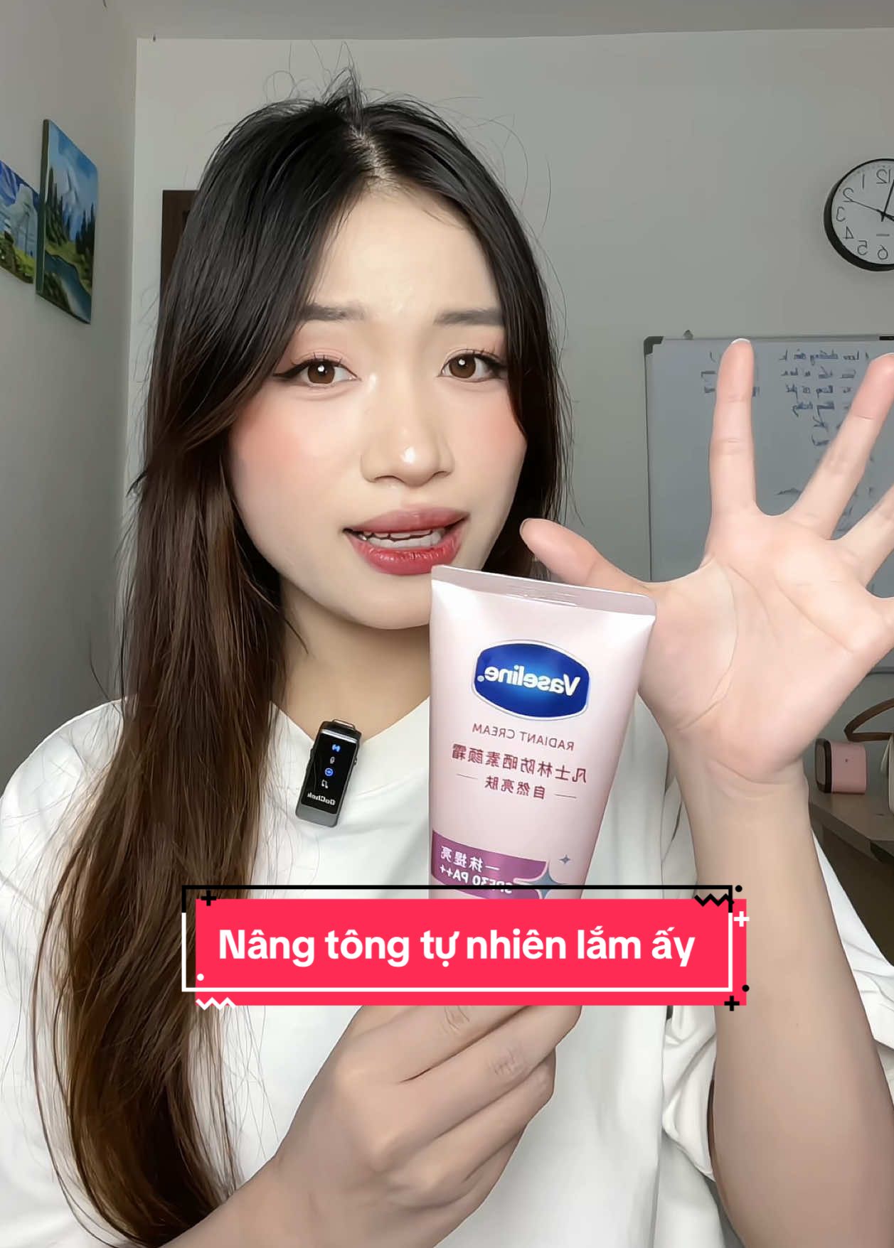 Dùng thay make up body siêu hợp luôn #vaseline #vaselinespf30 #makeupbody #kemduongnangtone #hahayho 