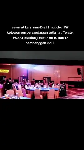 selamat kepada kang mas Drs.H.murjoko HW ketua umum persaudaraan setia hati Terate PUSAT -madiun Indonesia jl merak no 10 dan 17 nambanggan kidul.atas di berikanya penghargaan. sebagai pengembang ajaran pencak silat sebagai warisan budaya Indonesia. yg mana SH TERATE telah mempunyai 10 JT angota tersebar di seluruh Indonesia maupun luar negeri. #pshtjaya  #punjermadiun 