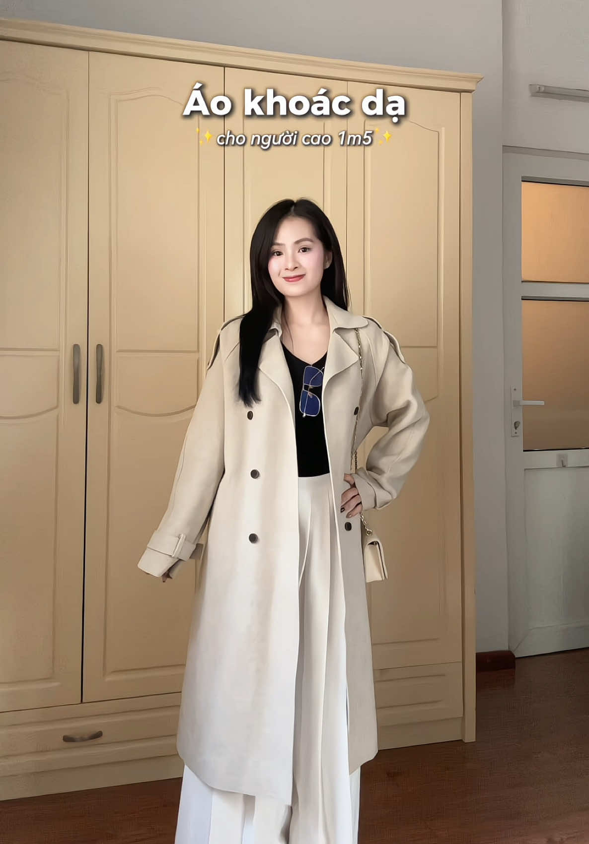 Áo khoác dạ cho người cao 1m5 #emsocday #aokhoacda #aoda #aodaep #aomangto 