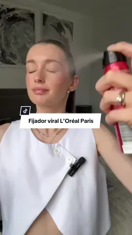 ¡Es real que este fijador dura hasta 36 h! A prueba de barbijos, sudor y mucho trabajo 🙌🏻 @L’Oréal Paris  #settingspray #makeup #lorealparismakeuparg #ad 