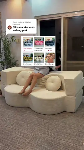 Replying to @Lorie Adalla 6 colors na available, ang ganda nito grabii!! #sofabed #foldablesofabed #dreame #dreamesofabed #sofa 