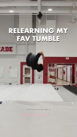 Part 2/3: How to do a 2.5 + Rudi #gymnastics #tumble #stick 