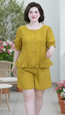 Đơn giản mà sang – đúng kiểu đồ “mặc đâu cũng đẹp” . Đũi tơ xước mềm, nhẹ, mát… thử 1 lần là chỉ muốn rinh thêm vài màu luôn! #dobotrungnien #Thoitrangtrungnien #thoitrangbigsize #MacDepMoiNgay #xuhuong 