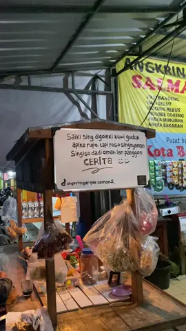 Simpel tapi kabeh uwong ora iso kyok ngono 🙂 #angkringanpaksaiman #fyp #jowostory 