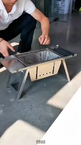 Bếp nướng than hoa gấp gọn #minhtamkoc 
