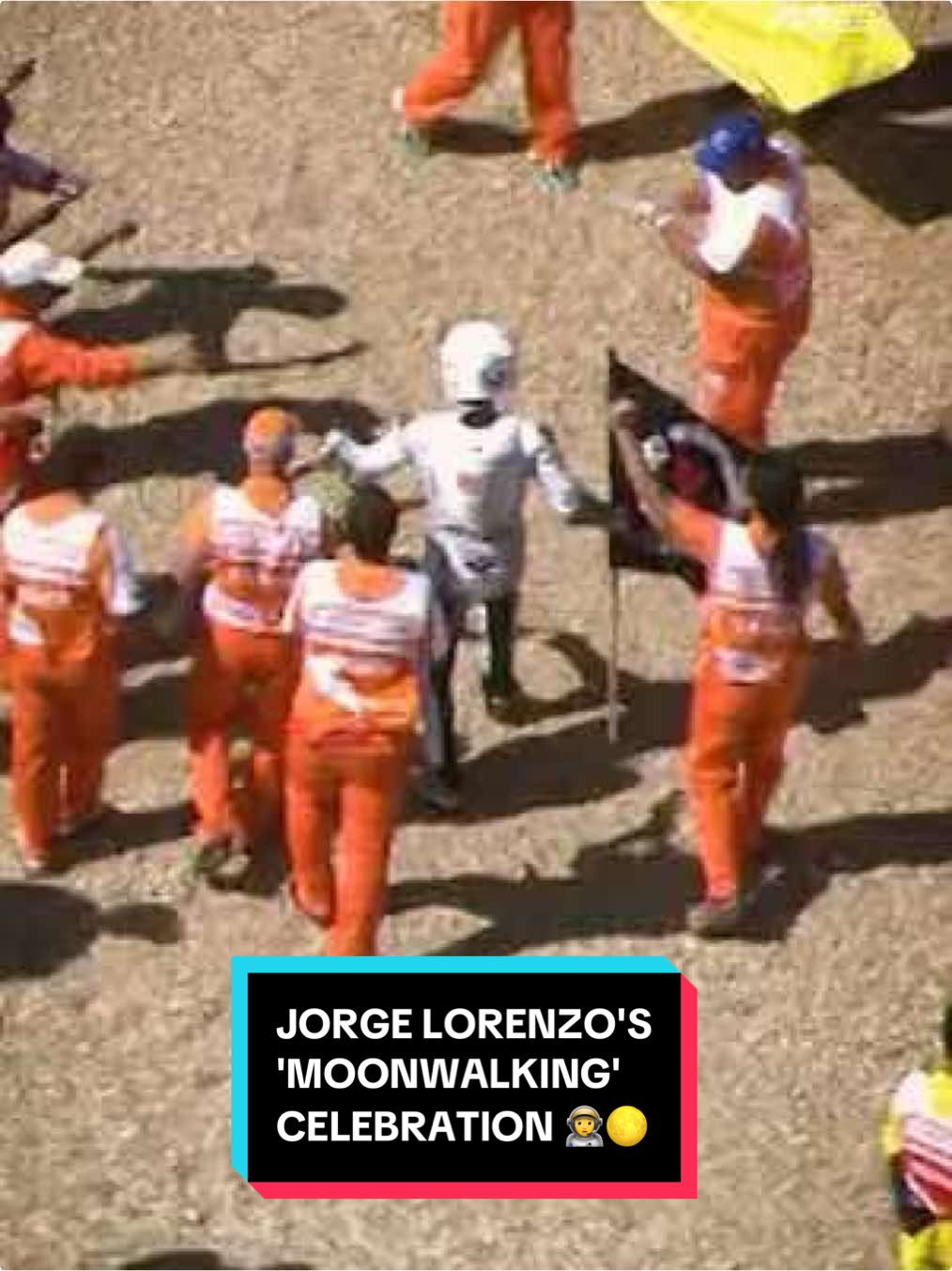 One big leap for @jorgelorenzo99 🌕 A spaceman touchdown back in 2009, marking Estoril as Lorenzo's Land 👨‍🚀 #PortugueseGP 🇵🇹 #MotoGP #JorgeLorenzo #SportsOnTikTok