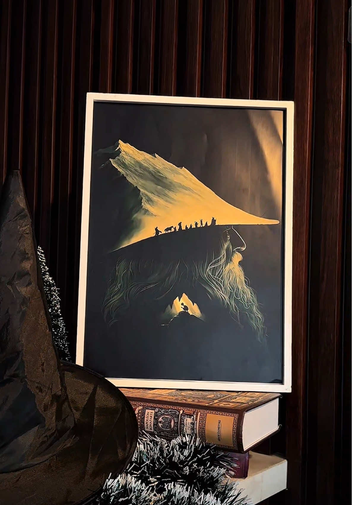 The Lord of the Rings - brought to life through this poster. #lordoftherings #gandalf #fellowshipofthering #thehobbit #moviefilm 