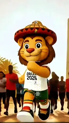 AYO🦁, mascotte officielle des Jeux Olympiques de la Jeunesse @JOJ Dakar 2026  #HusseinTijjani #jojdakar2026🇸🇳 
