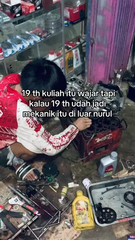 Dan punya usaha bengkel sendiri #mekanik #bengkelmotor #fyp 
