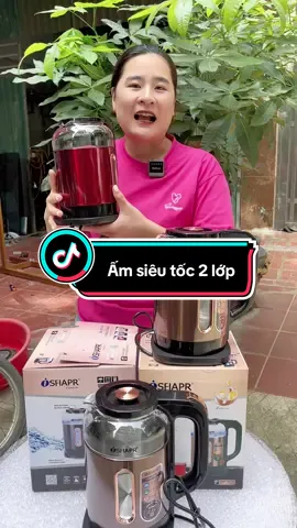 Ấm siêu tốc 2 lớp nhanh sôi #amsieutoc #yennhacua1102 