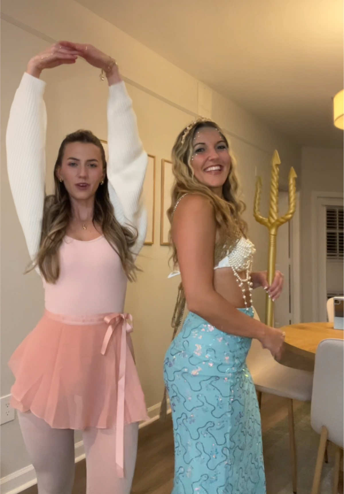 ballerina + poseidon ✨🩰🌊🔱 