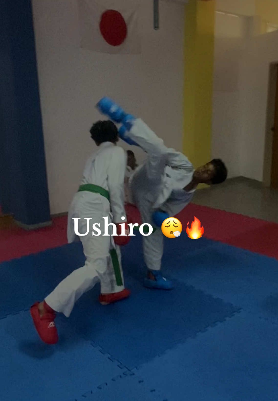 Técnica ushiro, ¿alguna vez la has practicado? 🤔🔥 #karate #venezuela🇻🇪 #fypシ゚ #kumite #caracas 
