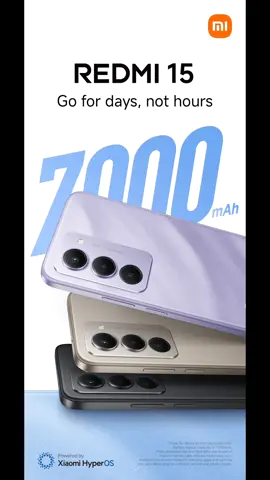 มาแล้วจ้าาาา Redmi15 Series ชาร์จทีแบตอึดนานกว่า 2 วัน #redmi15series #Redmi15 #xiaomi #xiaomithailand #mistore 