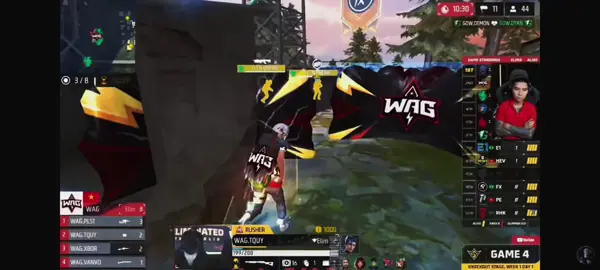 WAG 4-4 FLCN Tquyy quá cháy 🔥🔥 #WAG #ffwsglobal #FLCN#Ob51 