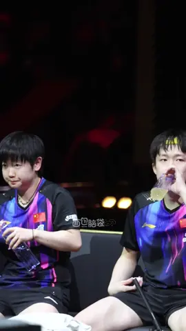 🥰🥰🥰 #shatou🦈🦁 #sunyingsha🦈 #wangchuqin🦁 #tabletennis #5114 