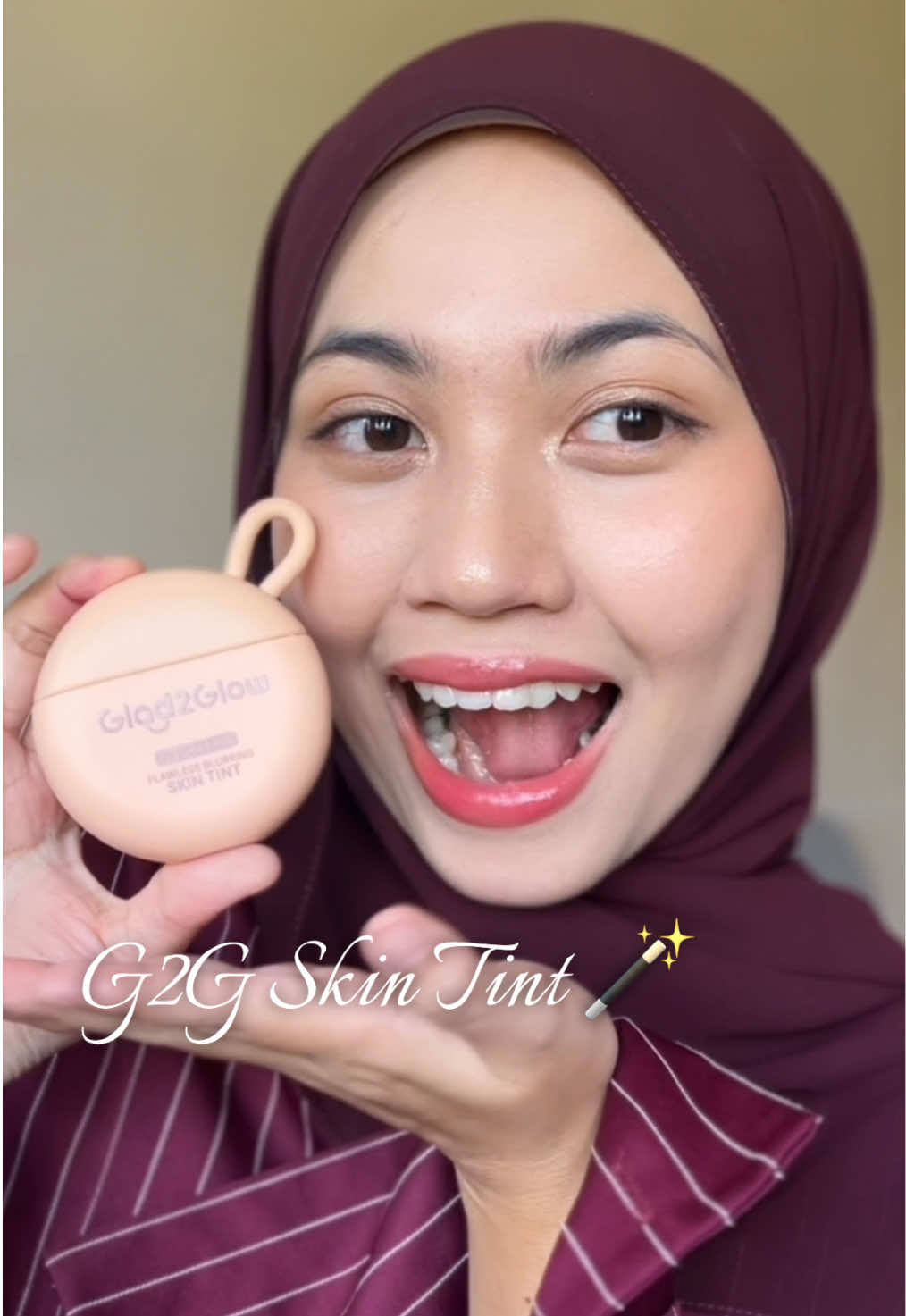 This will be my everyday base pergi kelas from now on, kiter lurve !! 🫶🏻🥹  #skintint #g2gskintint #skintintmy #g2gmy 