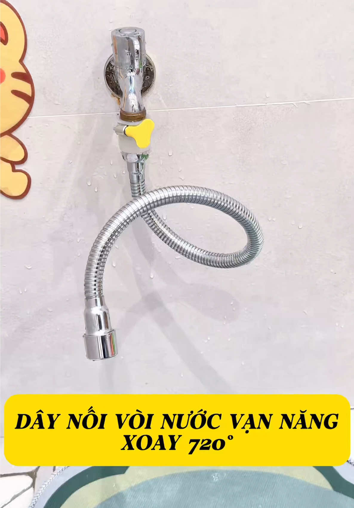 DÂY NỐI ỐNG NƯỚC VẠN NĂNG CÓ THỂ XOAY 720° #daunoiongnuoc #voinoiongnuoc #noidaiongnuoc #daunoivoiruabat #noidaivoiruabat  