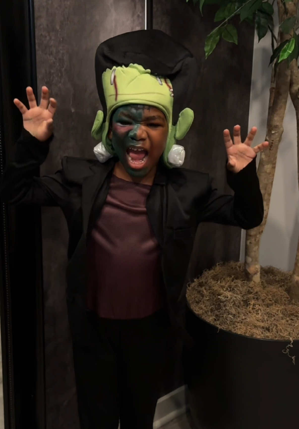 Mr. Frankenstein 🎃 , Happy Halloween 👻  #halloweencostume #kidshalloweencostumes #halloween #frankensteinsmonster #fyp 