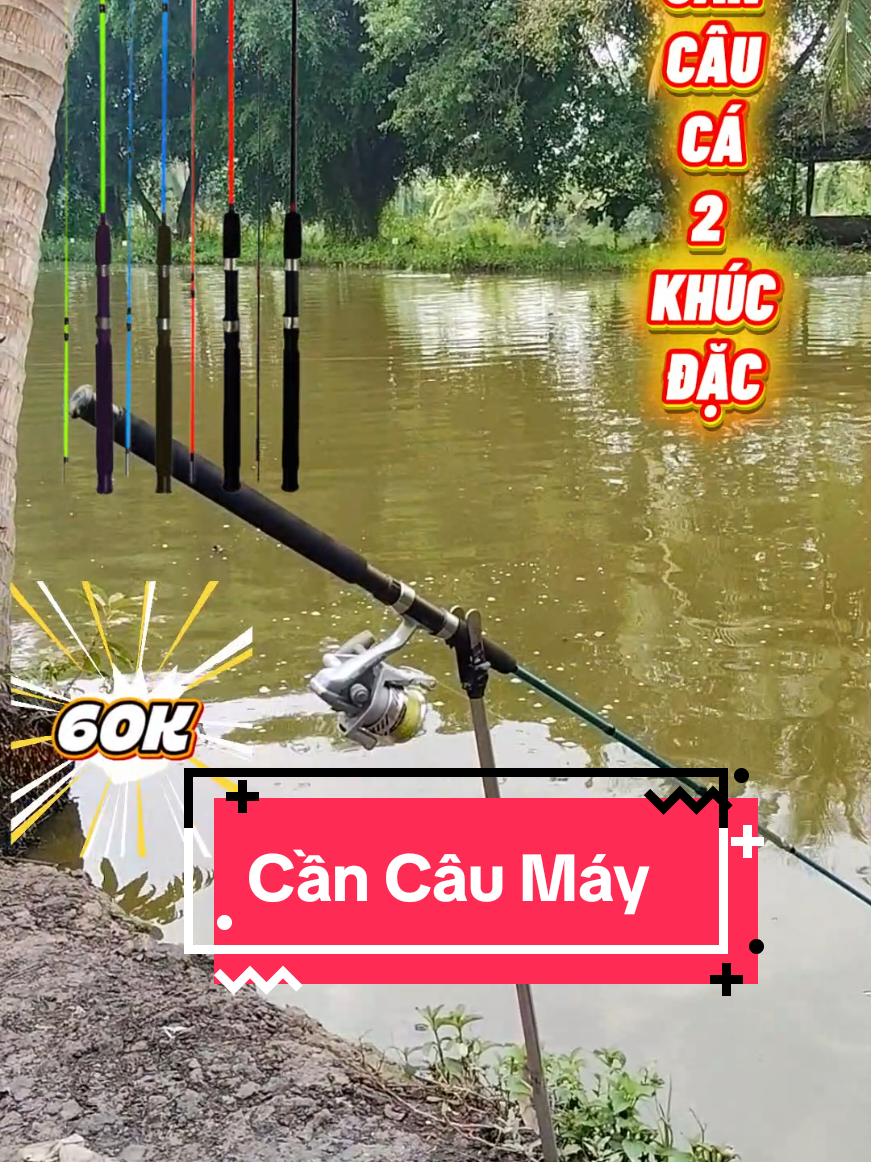 Cần Câu Cá 2 Khúc Đặc Giá Từ 60.000₫ #cancau #cancauca #cancau2khuc #cancaumay #thaotaphoa 
