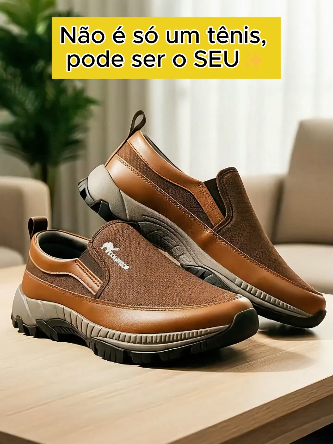 Conforto imediato com o Tênis Calce Fácil! Leve, flexível e com acabamento impecável — o tênis que une estilo e praticidade. Aproveite enquanto ainda está disponível!