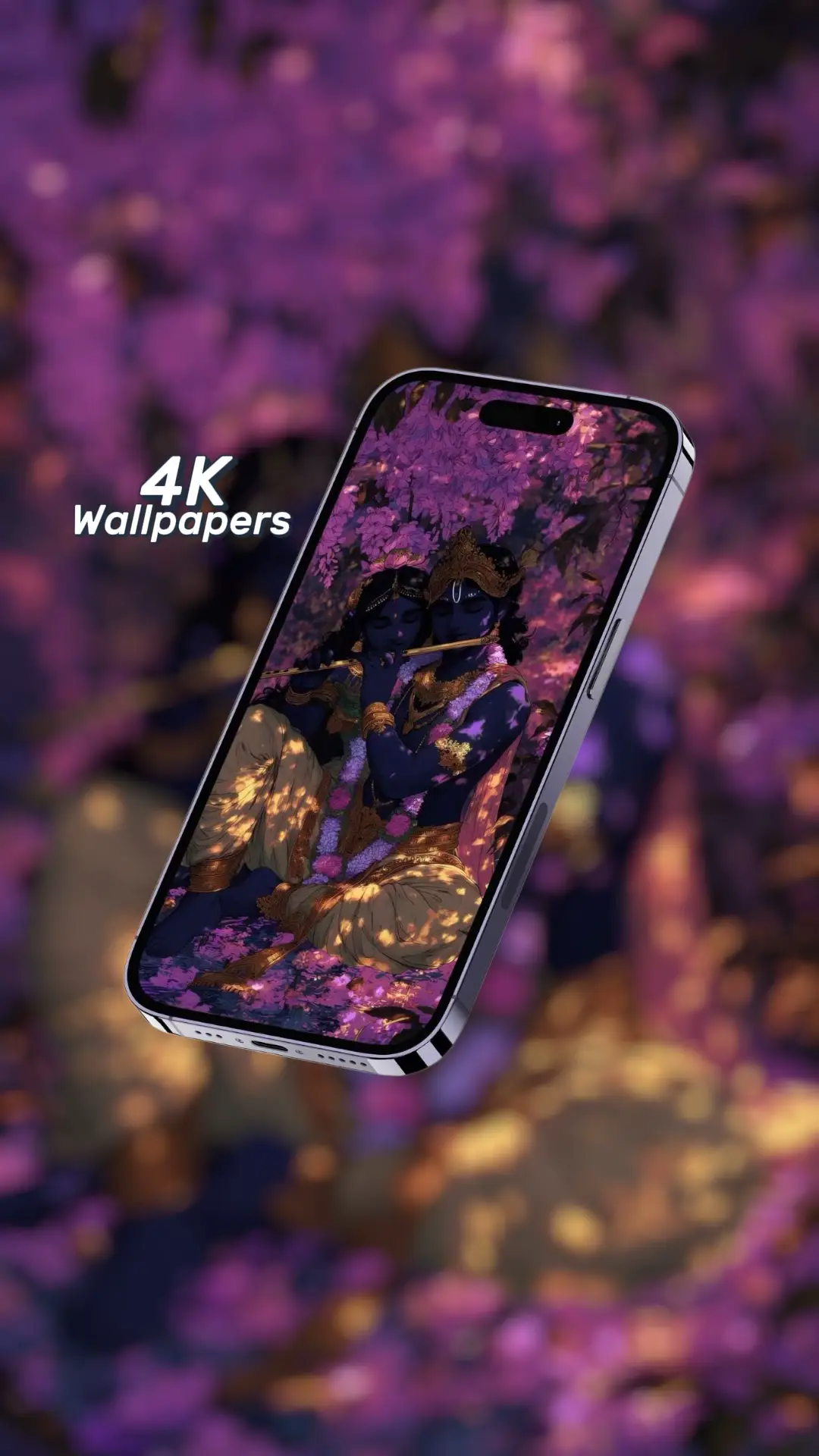 A poetic dance of love and devotion captured in timeless beauty. These HD wallpapers radiate divine calm — Krishna and Radha beneath blooming trees, surrounded by hues of gold and violet, symbolizing eternal connection and spiritual harmony. ✨ Perfect for those who cherish peace, romance, and divine art on their screens. 📱 Save, Like & Share to bring sacred serenity into your space. 🌸 #DivineArt #KrishnaRadha #SpiritualWallpapers #AestheticWallpapers #HDWallpapers        