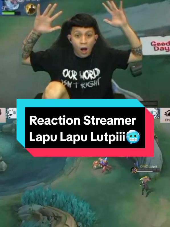 Reaksi Streamer|| Lapu lapu Lutpi Vs Yuzhong Nino+Valentina Hijume😱😲#onic #alterego #r7 #xin #luke 
