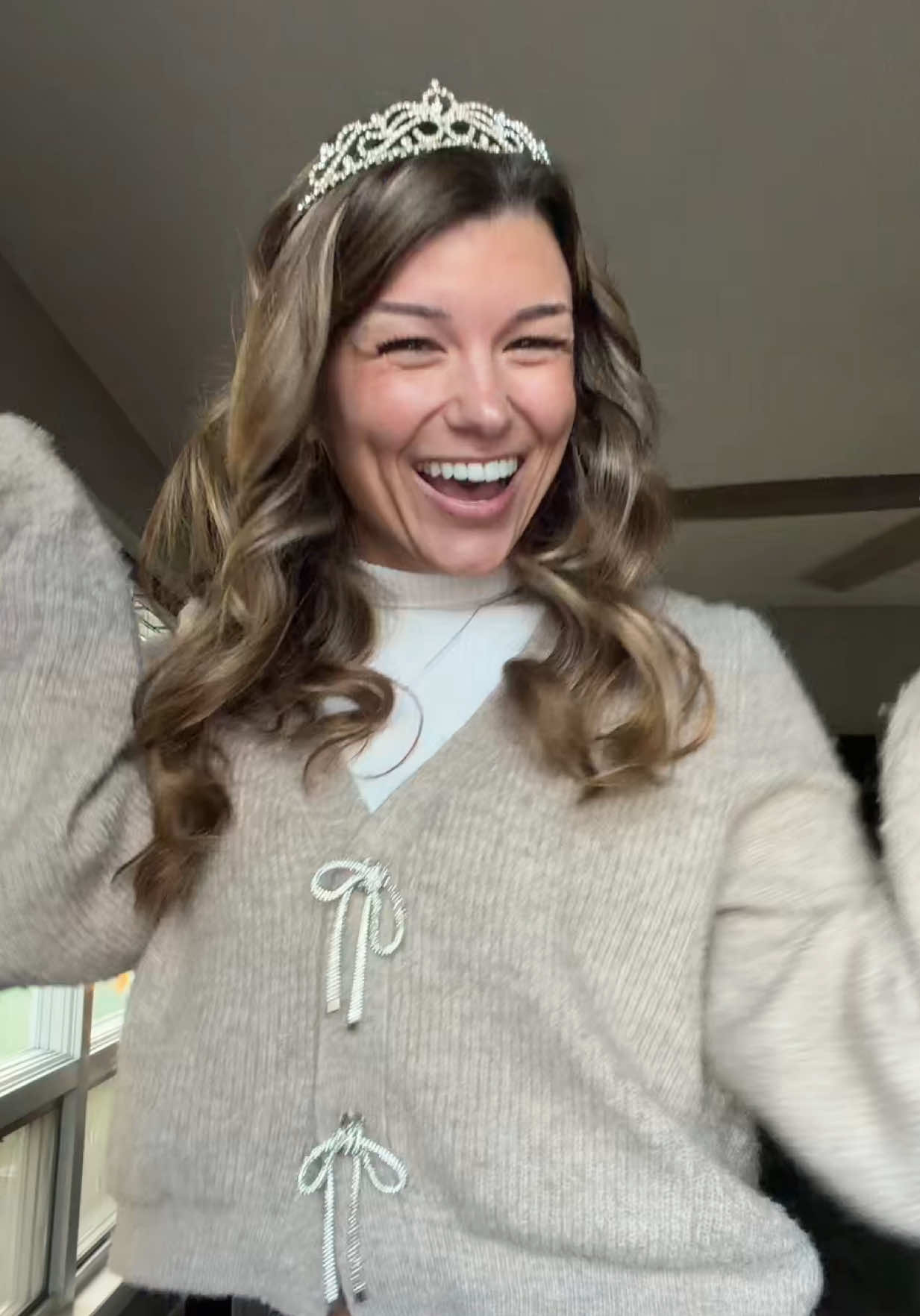 We don’t own a costume, just tiaras 