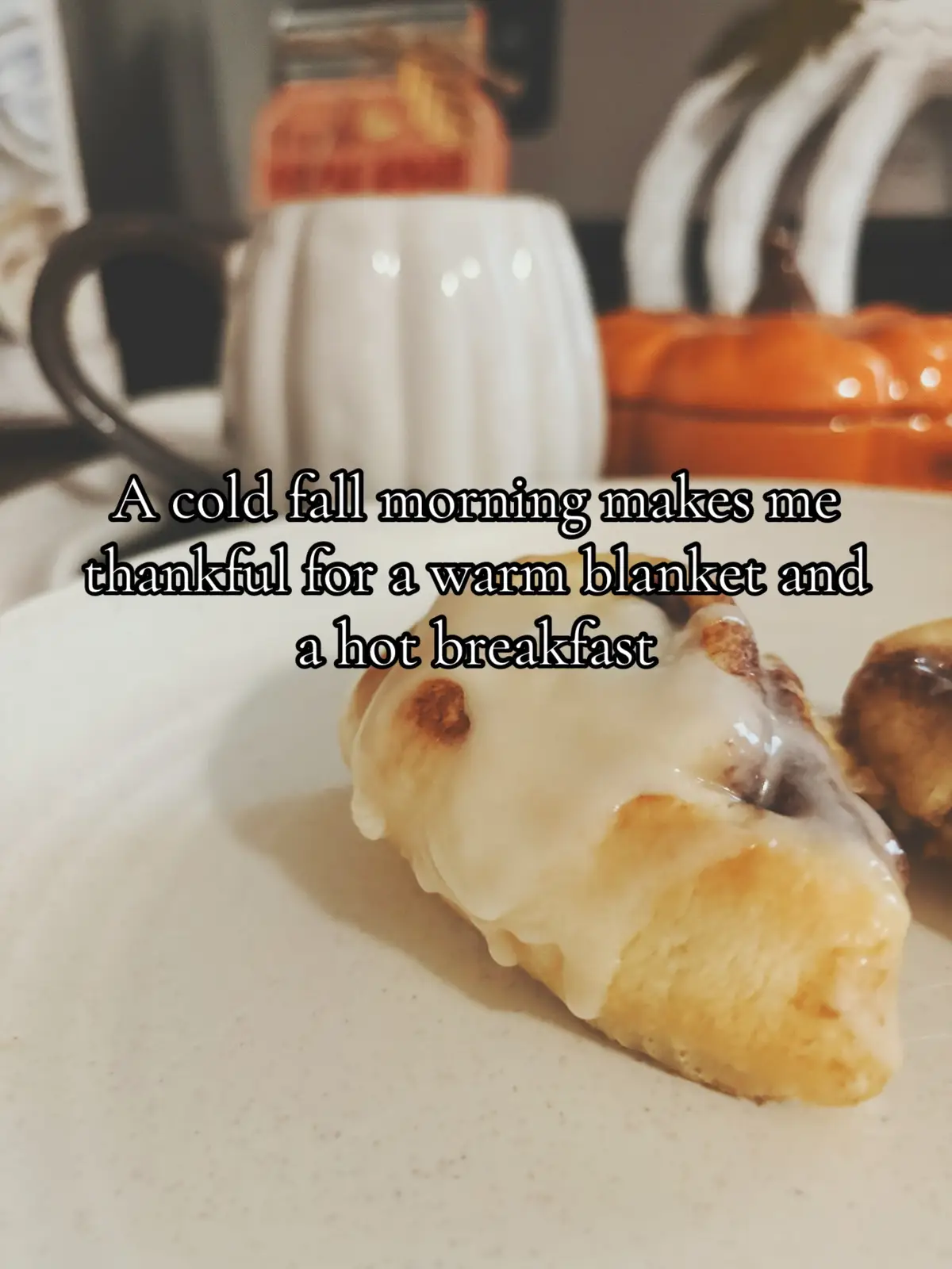There’s something magical about a cold fall morning — when the air bites just enough to make you pull your sweater a little tighter, and the world feels quiet for a moment. The kind of morning that smells like crisp leaves, wood smoke, and fresh coffee brewing in the kitchen. ☕🍂 The windows are fogged up, the floor is cold under your feet, and breakfast is sizzling — pancakes, bacon, or maybe just a warm slice of toast with butter that melts right away. The steam from your mug curls up in little ribbons, and for a few minutes, life slows down. No rush, no noise, just the sound of the wind brushing through the trees and the comfort of knowing fall has truly arrived. It’s the perfect start — hot coffee in your hands, cozy socks, and that soft glow of morning light spilling through the window. This is what autumn mornings are made for. 🍁✨ #CozyMornings #FallVibes #MorningCoffee #SweaterWeather #autumnaesthetic 