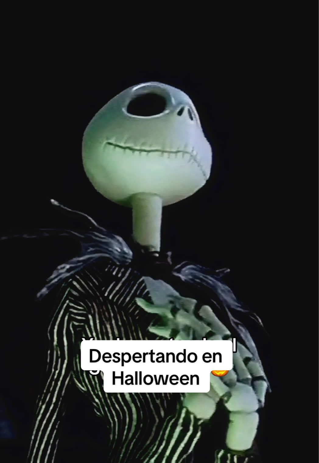 Así inicia #Halloween en viernes 31 de octubre 🎃✨ #jackskellington #nightmarebeforechristmas #elextrañomundodejack #TimBurton 
