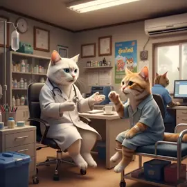 อยากอายุ 100 ปี#แมวคุยกันสองตัว #แมวขาว #แมวส้ม #แมวตลก #ตลก 