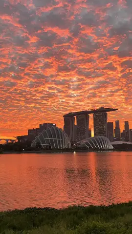 Sunset at the Bay #singapore #fyp #sunset