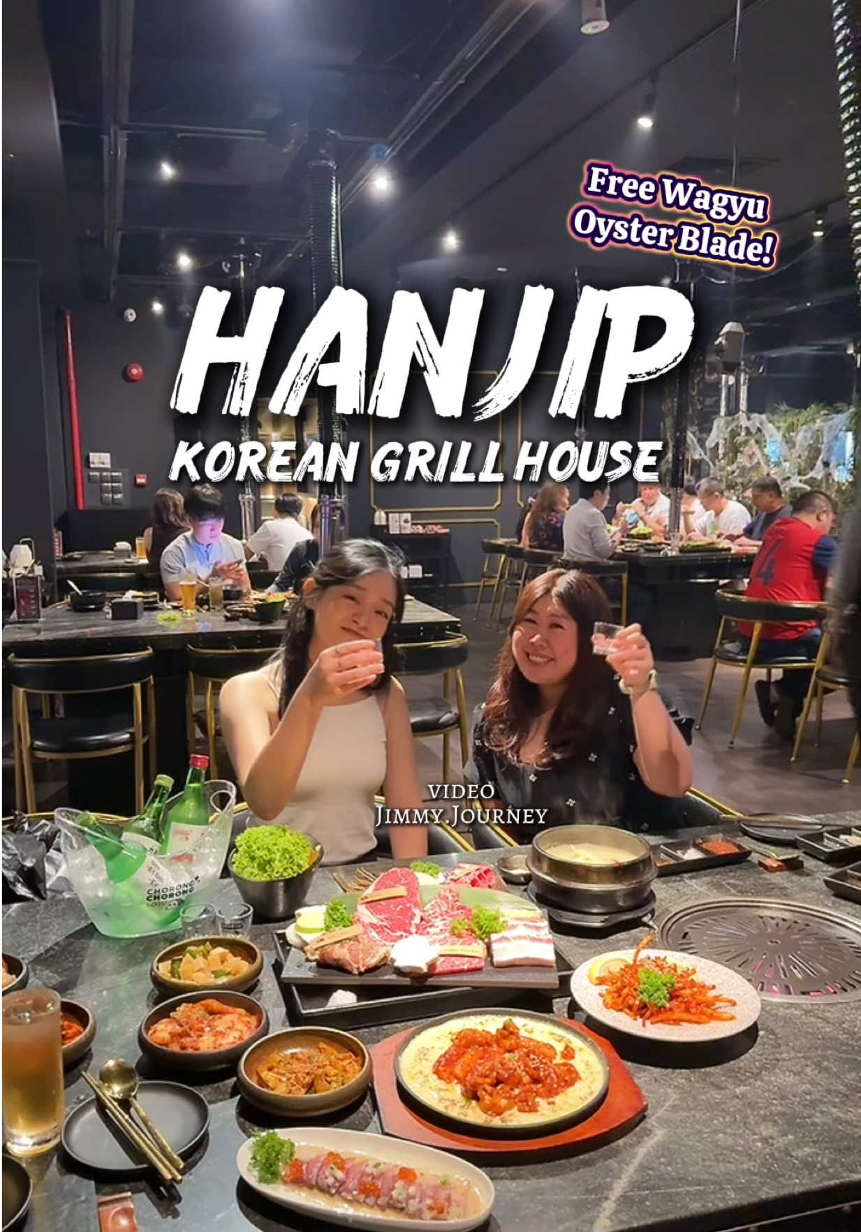 Authentic Korean BBQ, premium meats, and new menu highlights, all at HANJIP Korean Grill House in Clarke Quay! From melt in your mouth Wagyu and spicy chicken with cheese to refreshing mango bingsu, every bite hits different! Don’t miss their amazing promos! Free Wagyu oyster blade when you book via Chope, birthday specials, K-Hour Drinks promo & more! Join their KPOP Sing-Along Challenge and score a FREE soju shot and Kimchi jar! 📍 3C River Valley Rd, 01 - 11 Clarke Quay, Singapore 179022 Reserve now: https://bit.ly/HANJIPRESERVATION #koreanbbq #wagyu #kbbq #sgfoodie #creatorsearchinsights  (Media Invite) @Hanjip Korean Grill House 