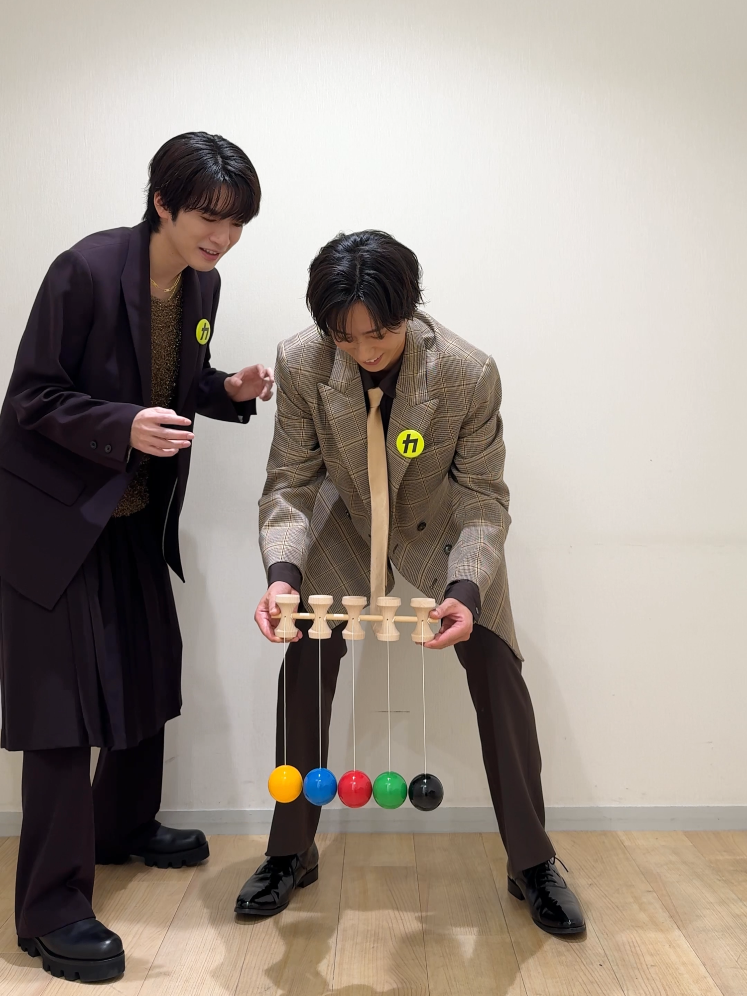 カリスマ的けん玉チャレンジpt2📷 #SnowMan #カリスマックス #音故知新 #深澤辰哉 #阿部亮平