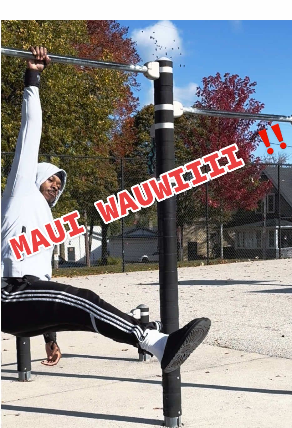 I was inspired by lil sis! lowkey did alright chat , what yaw think ? lol I didn’t know what to expect attempting this. Sometimes you’re stronger than you think 🤷🏽‍♂️ #viral #fyp #trending #mauiwaui #calisthenics 