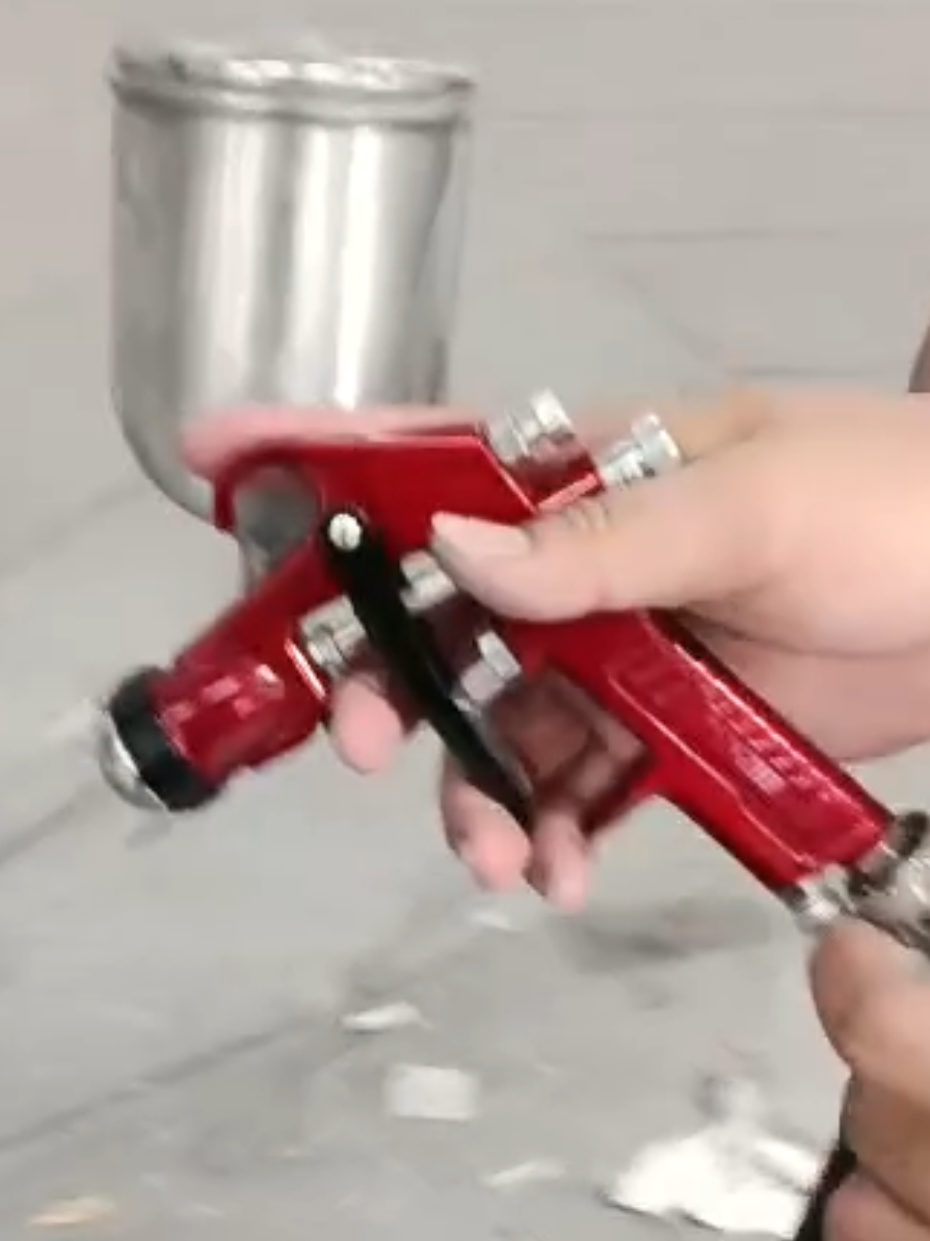 #กาพ่นสี #กาพ่นสีเฉพาะจุด #กาพ่นสีแบบกาบน #กาพ่นสีไร้สาย 