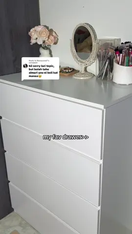 Replying to @Nanaaame7 #drawercabinet #drawer4tier #drawermurah 