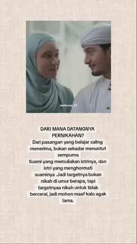 darimana datangnya pernikahan#syaircinta#quotes#storyislami#katakata#creatorsearchinsights 